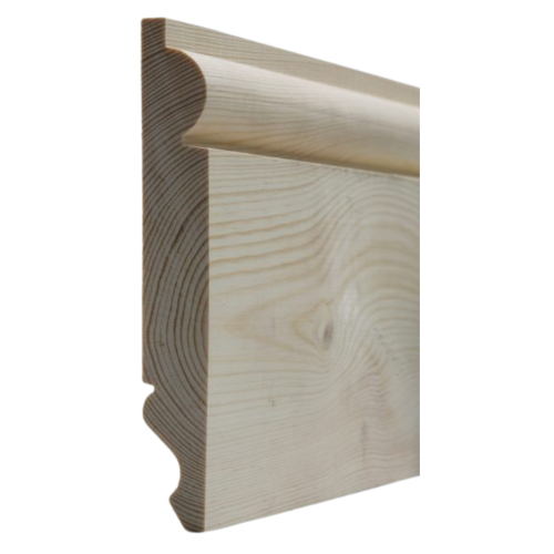 Torus/Ogee Pine Skirting  20.5mm x 169mm Finished Size 