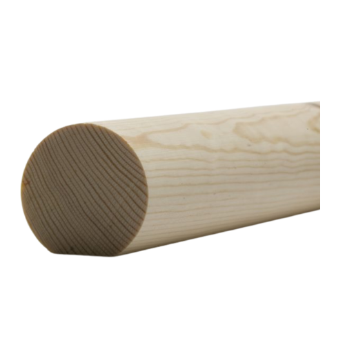 Softwood Mopstick Handrail 41mm x 44mm Finished Size