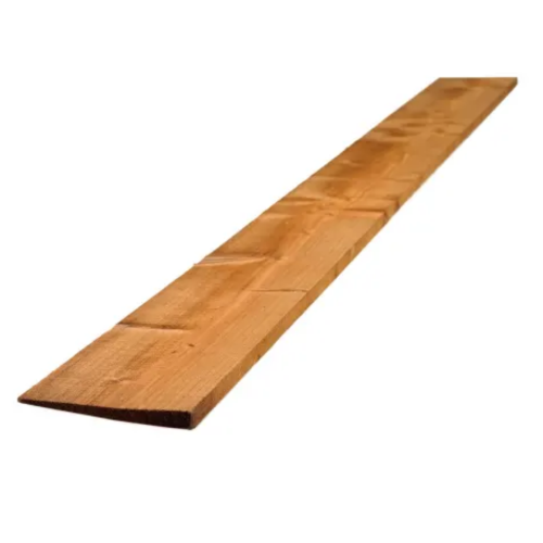 Brown Treated Featheredge Fencing Board 22mm x 100mm x 2.4m