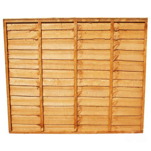 Wayney Lap Fence Panel Brown 6ft x 3ft (1.8 x 0.9m)