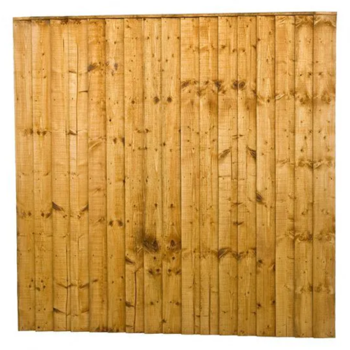 Feather Edge Fence Panel Brown 6ft x 6ft (1.8 x 1.8m)