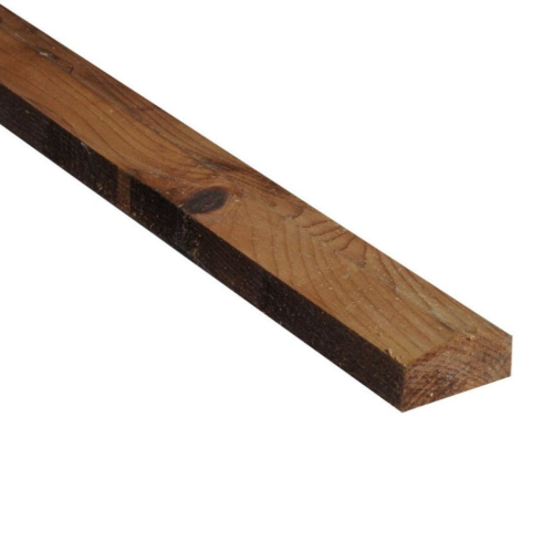 Brown Fence Capping 38mm x 65mm x 1.8m