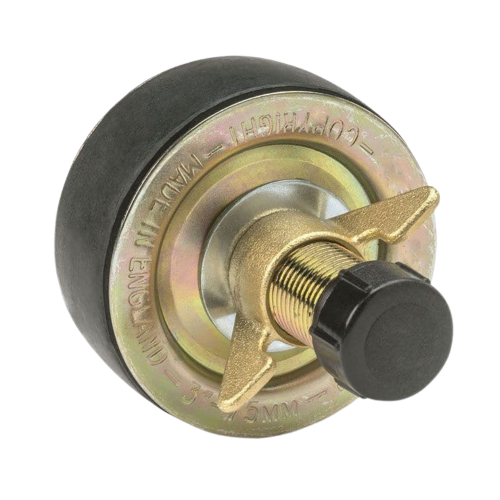 Expanding Steel Pipe Stopper 4" Black