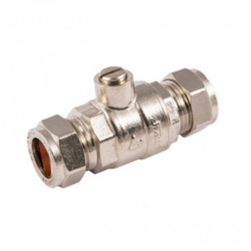 Chrome Plate Full Bore Isolating Valve 15mm