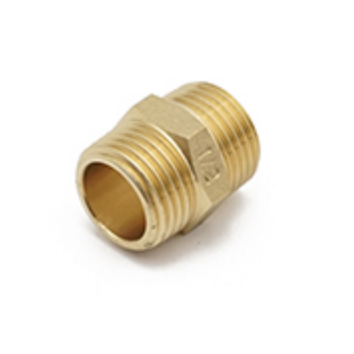 Brass Hexagonal Nipple 1/2"