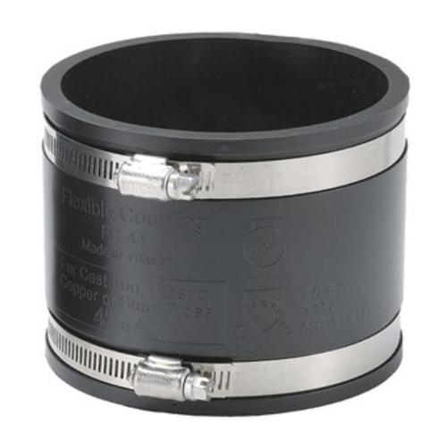 Straight Flexible Coupling 4" x 4"
