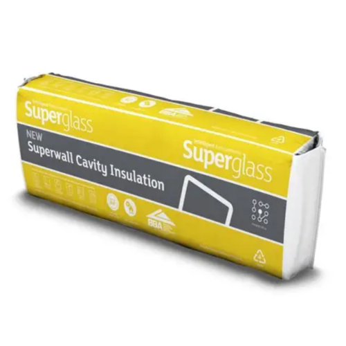 Superwall 36 Cavity Wall Batts 1200 x 455 x 100mm (4.37sq m)