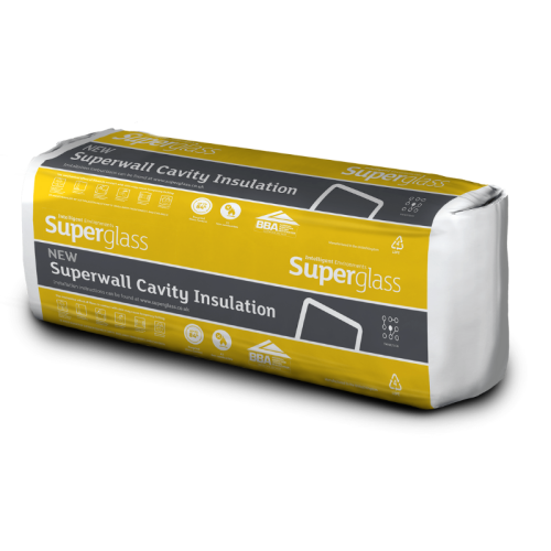Superwall 36 Cavity Wall Batts 1200 x 455 x 150mm (3.28sq m)