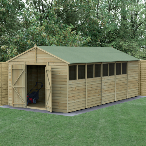 4Life Apex Shed 10X20 - Double Door - 8 Windows (Installed)