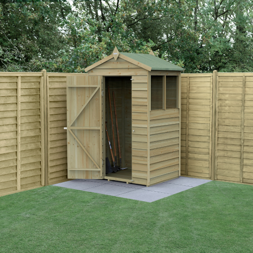 4Life Apex Shed 4X3 - Single Door - 2 Windows (Installed)