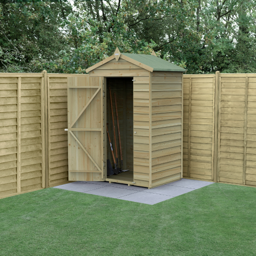 4Life Apex Shed 4X3 - Single Door - No Windows (Installed)