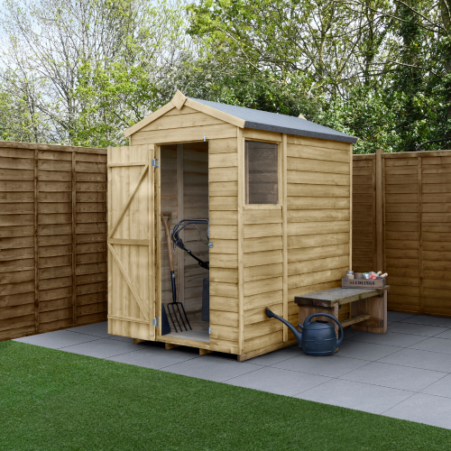 4Life Apex Shed 4X6 - Single Door - 1 Window (Installed)