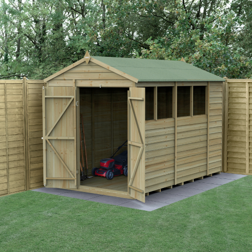 4Life Apex Shed 6X10 - Double Door - 4 Window (Installed)