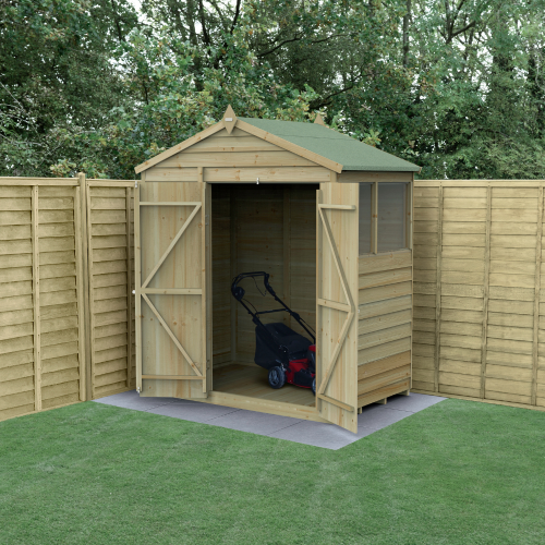 4Life Apex Shed 6X4 - Double Door - 2Windows (Installed)