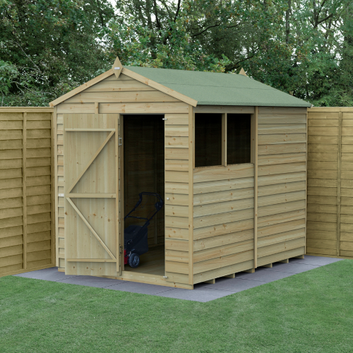 4Life Apex Shed 6X8 - Single Door - 2 Window (Installed)