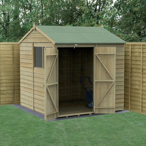 4Life Reverse Apex Shed 7X7 - Double Door - 2 Windows (Home Delivery)