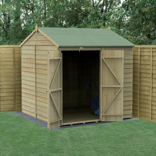 4Life Reverse Apex Shed 7X7 - Double Door - No Windows (Home Delivery)