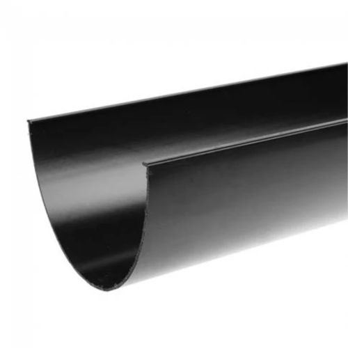 112mm Half Round Gutter 4m Black