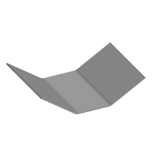 Sentinel D260 Angle Fillet Trim 100mm x 60mm x 75mm x 3m