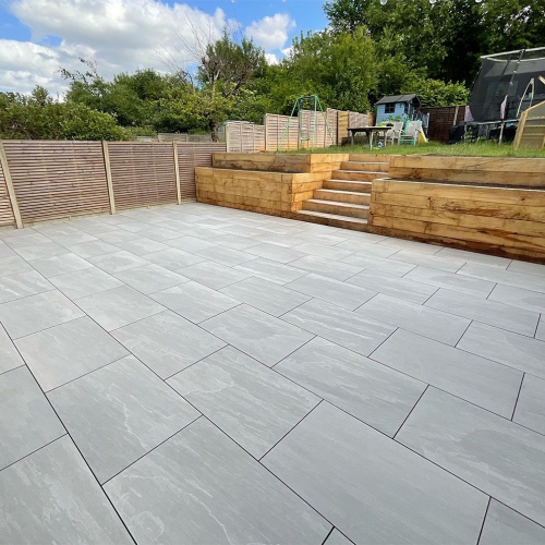 Kander grey Porcelain Slab 600mm x 900mm x 20mm