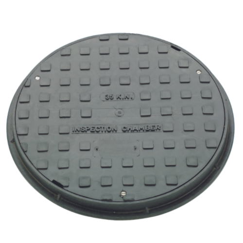 Round Manhole Plastic Cover And Frame 320mm