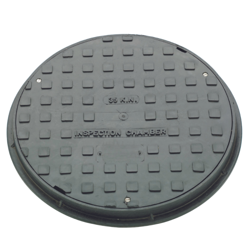 Round Manhole Plastic Cover And Frame 470mm 