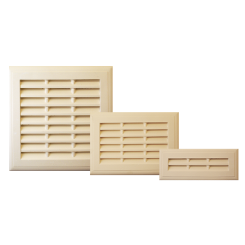 White Plaster Vent With Flyscreen "9 x "9