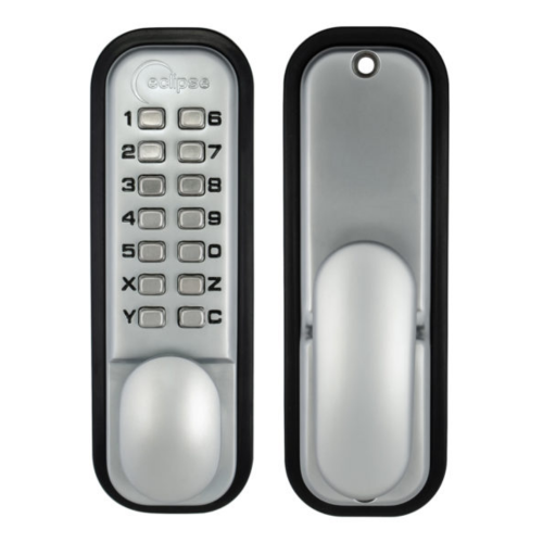 Eclipse ED15 Push Button Door Lock Satin Chrome