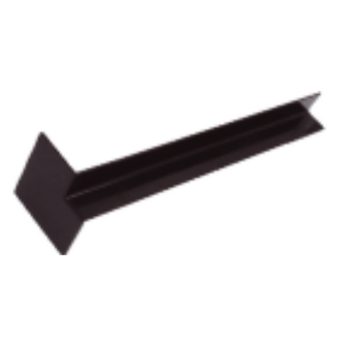 Aquacel Fascia Internal Corner Black 300mm