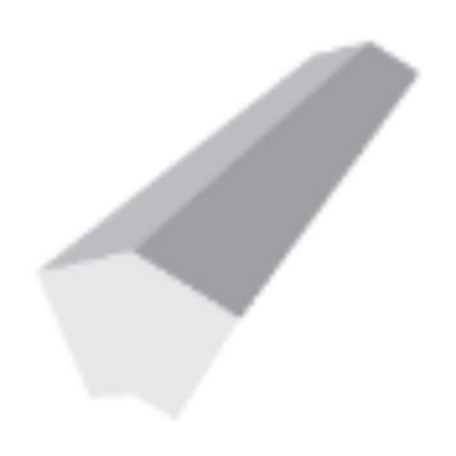 Aquacel Fascia External Corner White 300mm