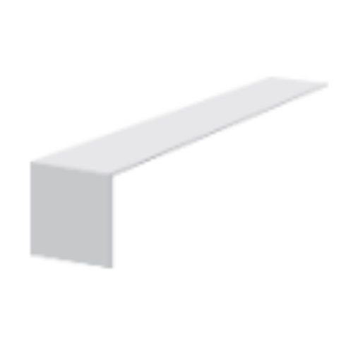 Aquacel Fascia Straight Joint White 300mm