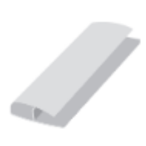 Aquacell Upvc Hollow Soffit H Trim White 5m