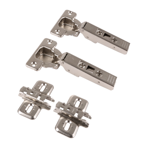 Blum Sprung Concealed Hinge 100Ã‚Â° Cliptop Overlay Qty 2