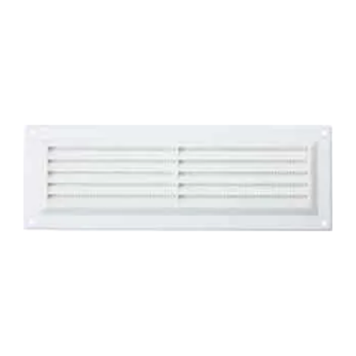 White Plastic Surface Louve vent  "9 x "3
