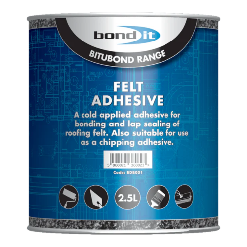 Bond It Roof Felt Adhesive Black 2.5L