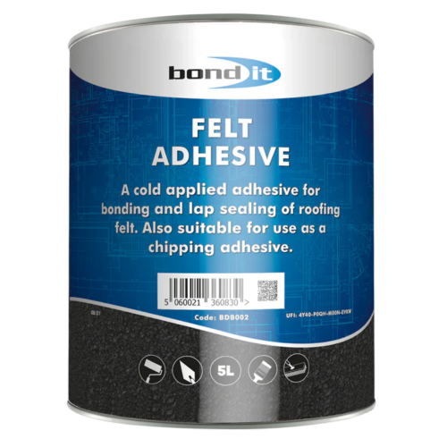 Bond It Roof Felt Adhesive Black 5L