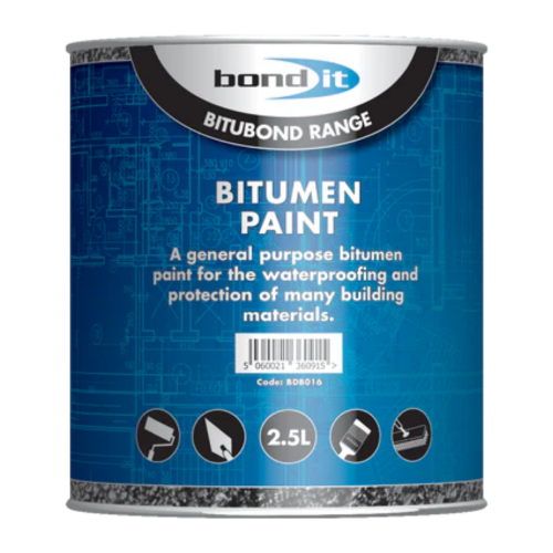 Bond It Bitumen Paint Black 2.5L