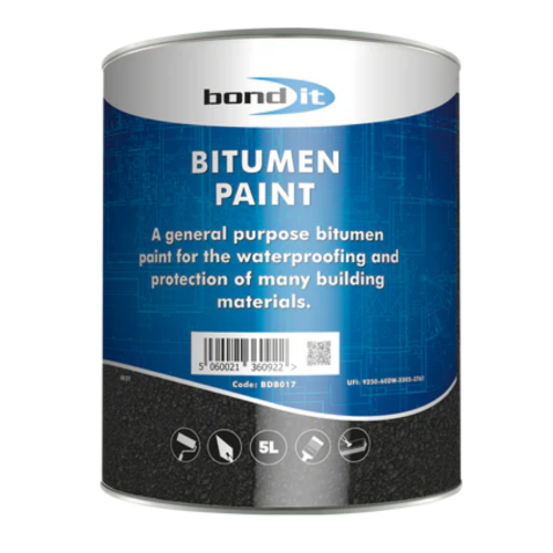 Bond It Bitumen Paint Black 5L