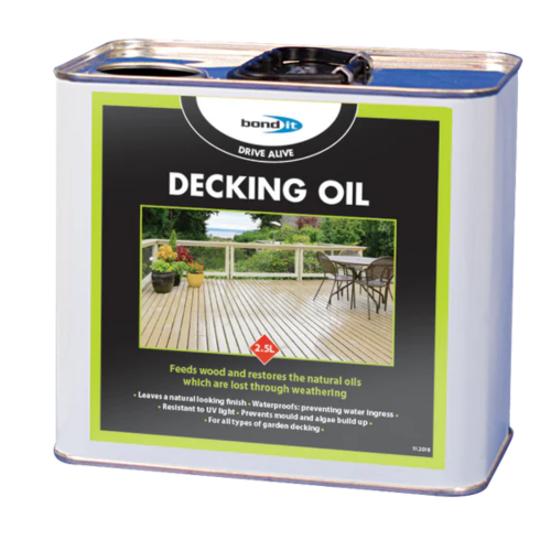 Bond It Decking Oil Garden Wood Natrual Finish 2.5L