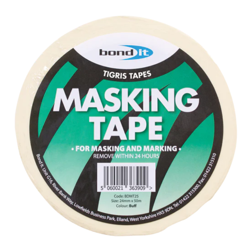 Bond It Self Adhesive Masking Tape 25mm x 50m