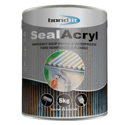 Bond It Sealacryl Waterproofing Compound Black 5kg