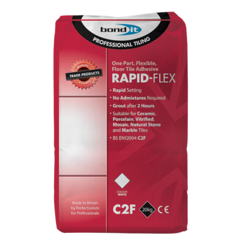 Bond It Rapid Flex Tile Adhesive Grey 20kg