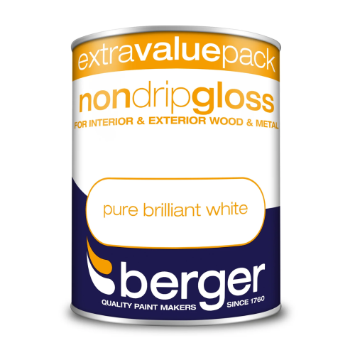 Berger Non Drip Gloss Brilliant White 1.25L