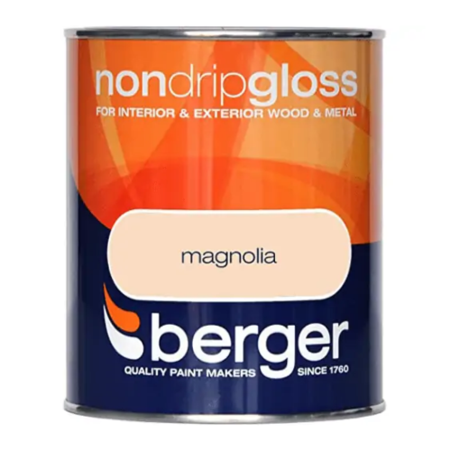 Berger Non Drip Gloss Magnolia 750ml