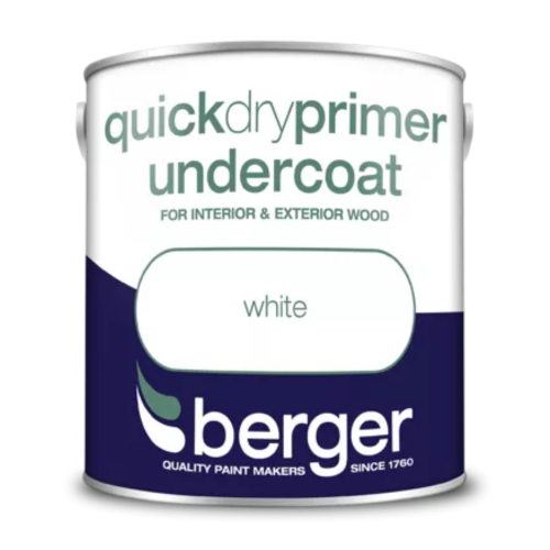 Berger Quick Dry Primer Brilliant White 750ml