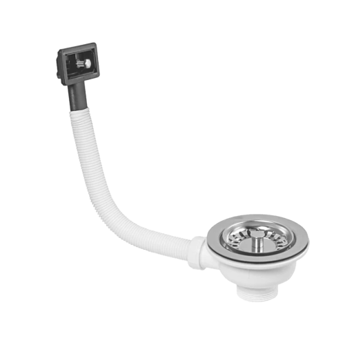 McAlpine Basket Strainer Waste anD Rectangular Overflow BWSTOFRS