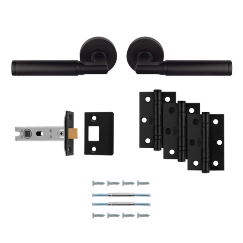 Carlisle Brass Belas Door & Latch Ultimate Pack Matt Black 