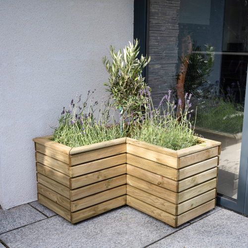 Linear Corner Planter 80Cm (Home Delivery)