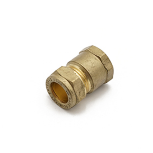 Compression Male Iron Coupling 15mm x 1/2"