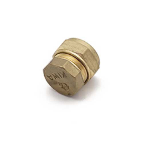 Compression Wallplate Elbow 15mm x 1/2"